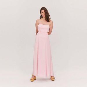 Fame and Partners cut out slit dress